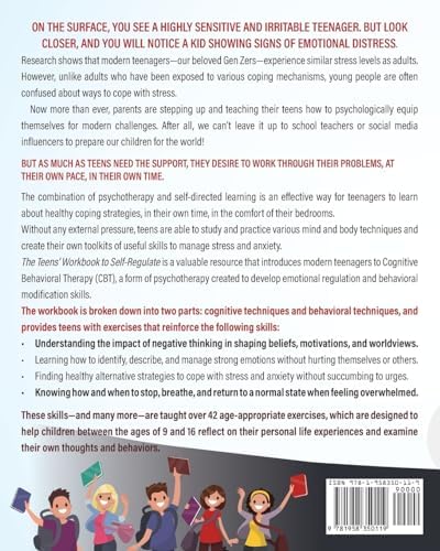 The Teens' Workbook to Self Regulate: Empowering Teenagers to Handle Emotions with Success through Coping Strategies and CBT Exercises (Successful Parenting) by Richard Bass