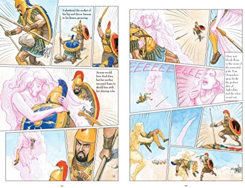 The Iliad: A Graphic Novel: (A Modern Visual Adaptation of Homer's Epic War Story of Greek Mythology for Young Adults) by Gareth Hinds
