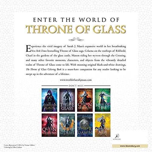 Throne of Glass Coloring Book, Th by Sarah J. Maas