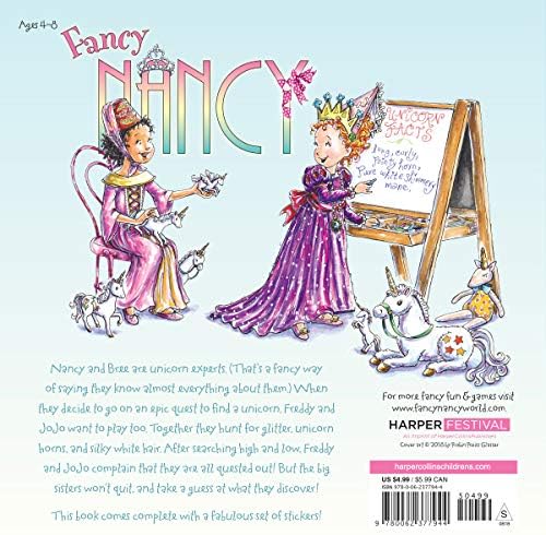 Fancy Nancy and the Quest for the Unicorn: A Magical Story About Unicorns and Perseverance for Kids (Ages 4-8) by Jane O'Connor