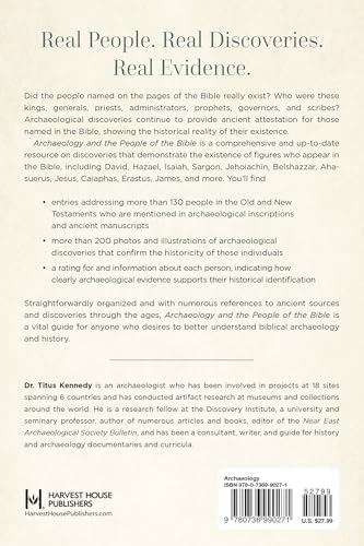 Archaeology and the People of the Bible: Exploring the Evidence for the Historical Existence of Bible Characters by Titus Kennedy