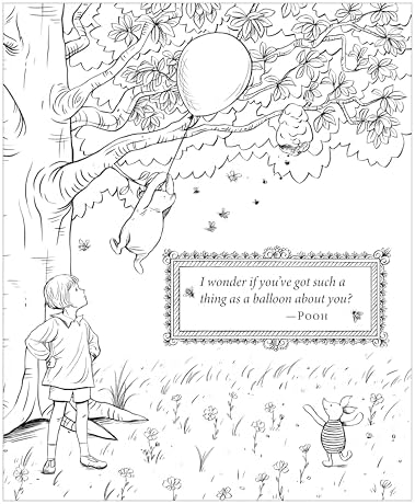 Back to the Hundred Acre Wood: Color Your Favorite Childhood Memories with Winnie-the-Pooh and Friends by JiaJia Hamner