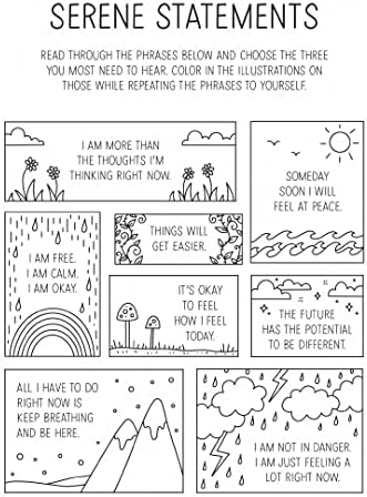 Out of Your Mind: A Journal and Coloring Book to Distract Your Anxious Mind (Anxiety Journaling and Coloring Series) by Dani DiPirro