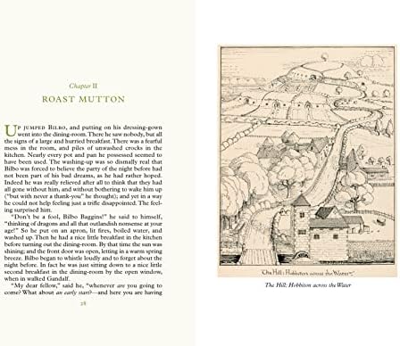 The Hobbit Illustrated by the Author: A Special Edition of the Fantasy Classic Featuring Sprayed Edges (Tolkien Illustrated Editions) by J. R. R. Tolkien