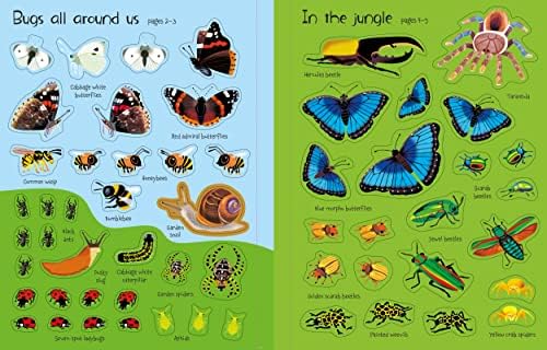 First Sticker Book Bugs: An Interactive Sticker Book About Nature's Bugs for Kids (Ages 3-5) by Caroline Young