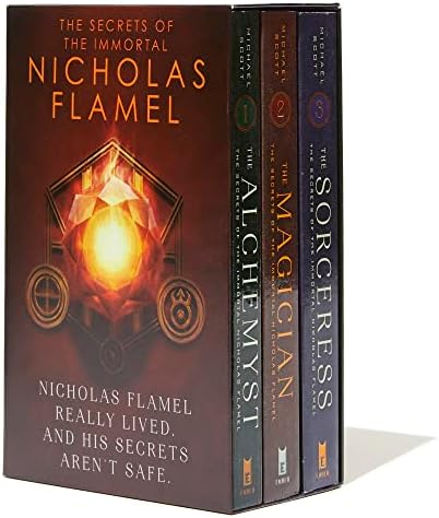 The Secrets of the Immortal Nicholas Flamel Boxed Set (3-Book) by Michael Scott