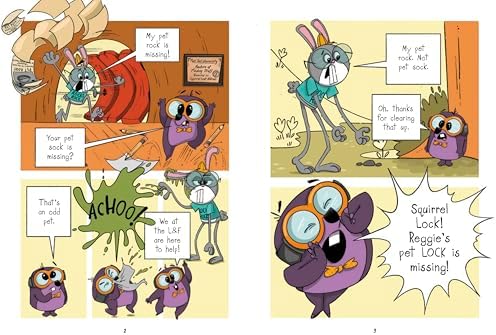 Squirrel Lock Holmes #1: The Pet Rock Mystery: (A Graphic Novel) by Ashley Belote