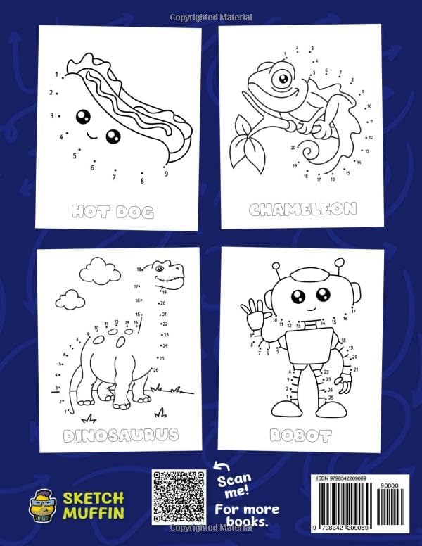 My First Big & Easy Dot to Dot Book for Kids Ages 3-6: Activity and Coloring Book for Learning (My first Big and Easy Books) by Sketch Muffin Publishing