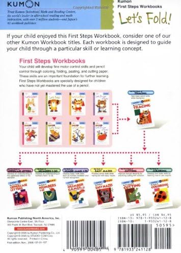 Let's Fold! (Kumon First Steps Workbooks) by Kumon Publishing