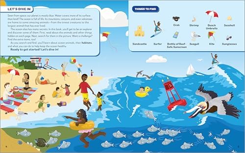 Search the Ocean, Find the Animals: Hands-On Science Fun with Ocean Animals Seek-and-Find by Bethanie Hestermann