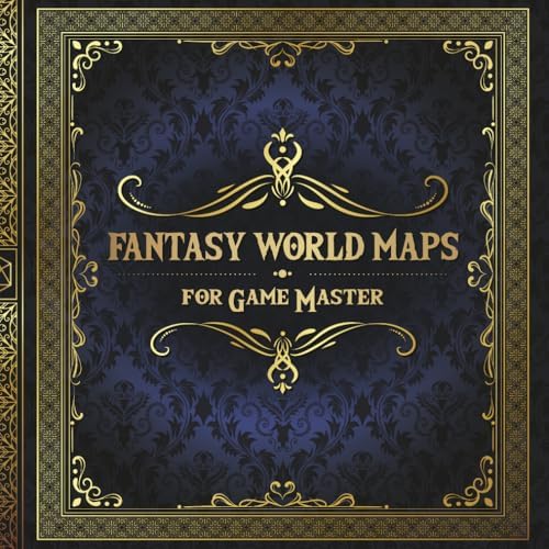 Fantasy World Maps for Game Master: 50 Unique and Customizable Regional Maps for Tabletop Role-Playing Games by Silent Wave Press