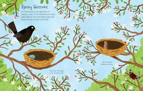 First Sticker Book Seasons: A Fun Activity Book About the Four Seasons for Children (Ages 3-5) by Holly Bathie