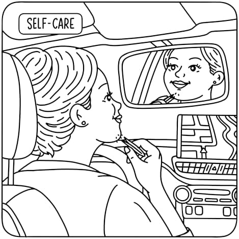 The We Do Not Care Club Coloring Book by Melani Sanders