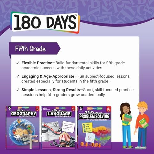 180 Days™: Science for Fifth Grade: Practice, Assess, Diagnose by Lauren Homayoun