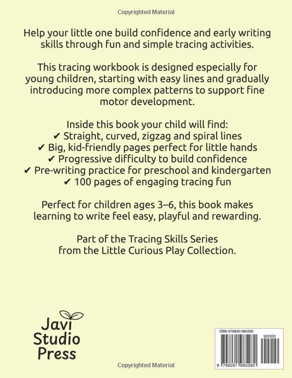My first tracing book: Tracing, lines, shapes and patterns (Tracing Skills) by Javiera Rivas-Struque