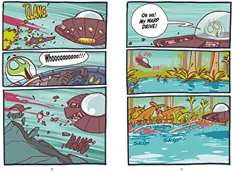 Jurassic Jeff: Space Invader (Jurassic Jeff Book 1): (A Graphic Novel) by Royden Lepp