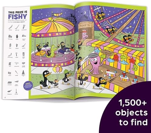 The Hardest Hidden Pictures Book Ever: Ultra-Challenging Brain Games for Kids Ages 8-12, Advanced Seek and Find Puzzles Book with Over 1,500 Hidden Objects to Find (Highlights Hidden Pictures) by Highlights