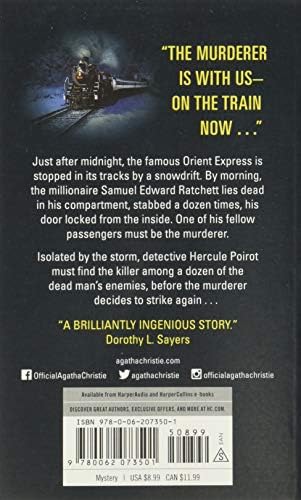 Murder on the Orient Express: A Hercule Poirot Mystery (Hercule Poirot Mysteries, 10) by Agatha Christie