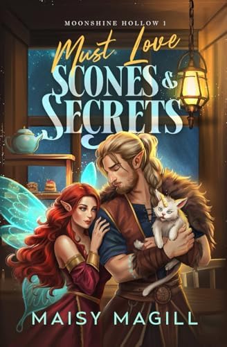 Must Love Scones and Secrets: A Cozy Fantasy Romance (Moonshine Hollow) by Maisy Magill