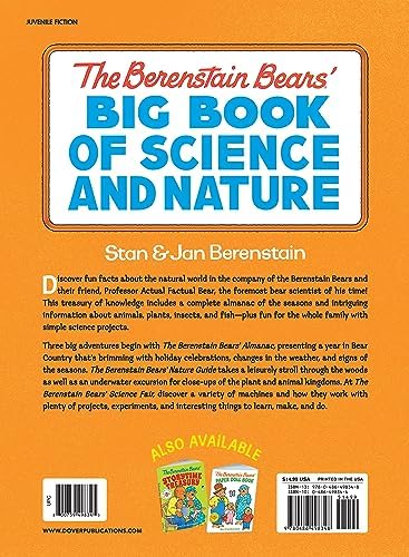 The Berenstain Bears' Big Book of Science and Nature (Dover Science For Kids) by Stan Berenstain