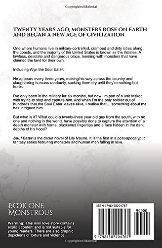 Soul Eater: M/M Fantasy Romance (Monstrous) by Lily Mayne