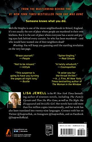 Watching You: A Novel by Lisa Jewell