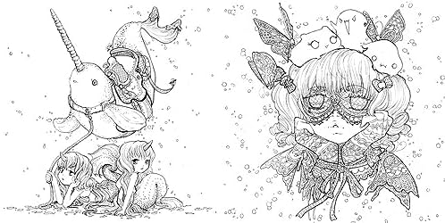 Best of Pop Manga Coloring Book by Camilla d'Errico