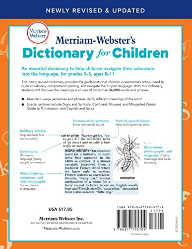 Merriam-Webster’s Dictionary for Children by Merriam-Webster
