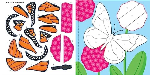 My First Color-By-Sticker Book - Butterflies & Bugs by T. Levy