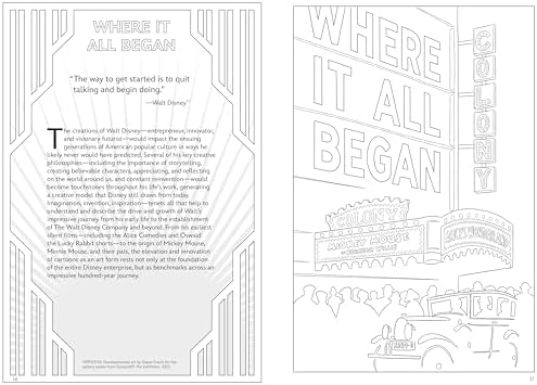 Art of Coloring: Disney 100 Years of Wonder: 100 Images to Inspire Creativity by Staff of the Walt Disney Archives