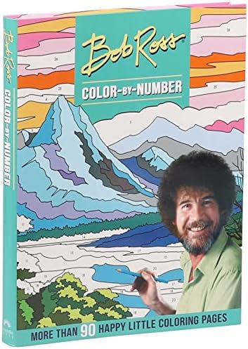 Bob Ross Color-by-Number by Editors of Thunder Bay Press