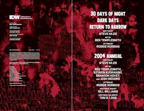 30 Days of Night Deluxe Edition: Book One by Steve Niles