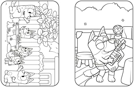 Bluey: Fun and Games: A Coloring Book by Penguin Young Readers Licenses