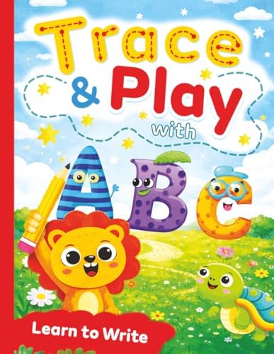 ABC Learn to Write - Handwriting Practice Workbook for Pre-K: Alphabet Letter Tracing, Numbers, Sight Words, Mazes, Dot to Dot, Matching, Sentences and More for Kids Ages 3-6 by RubieBlue Publishing