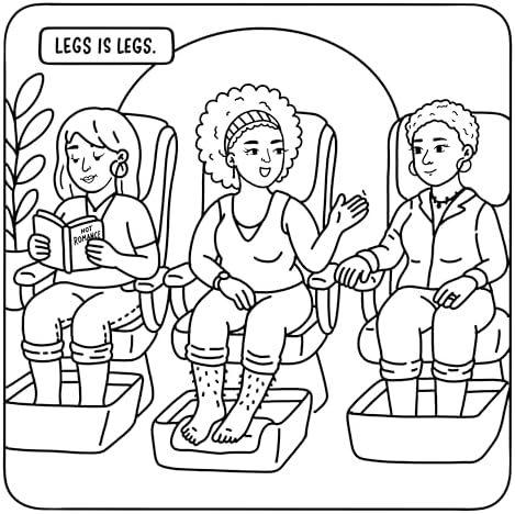 The We Do Not Care Club Coloring Book by Melani Sanders