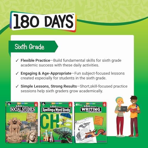 180 Days™: Science for Sixth Grade: Practice, Assess, Diagnose by Bebra Bayne