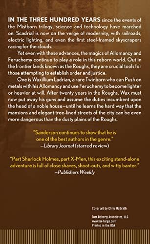 The Alloy of Law: A Mistborn Novel (The Mistborn Saga, 4) by Brandon Sanderson