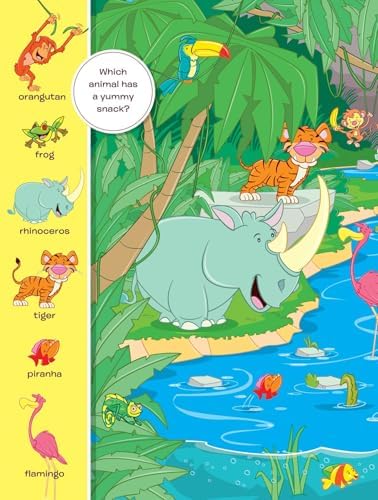 Search and Find Sticker Books for Kids Ages 3-5: Animals - Boost Learning with Hidden Pictures & 50+ Stickers! by PAPP
