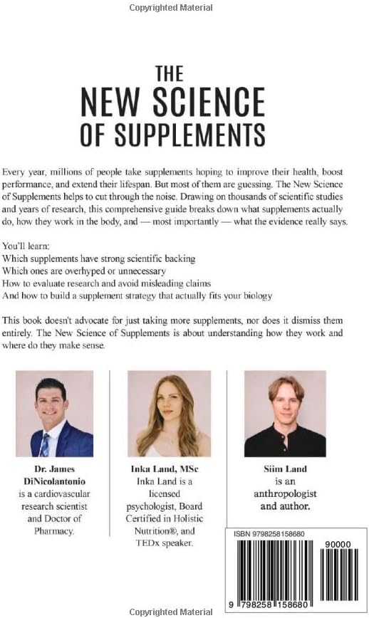 The New Science of Supplements by Dr James DiNicolantonio