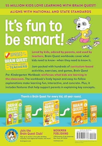 Brain Quest Workbook: Pre-K Revised Edition by Workman Publishing