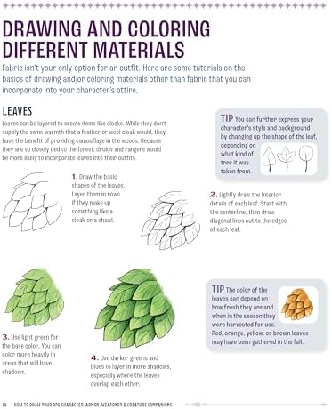 How to Draw Your RPG Character: Armor, Weaponry & Creature Companions – Guide to Drawing Clothing, Armor, Swords, and Dragons for Role-Playing Elves, ... Customize Your Fantasy Character Step by Step by Chrissa Barton