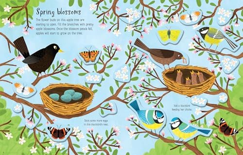 First Sticker Book Seasons: A Fun Activity Book About the Four Seasons for Children (Ages 3-5) by Holly Bathie