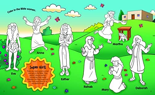 The Beginner's Bible Super Girls of the Bible Sticker and Activity Book by The Beginner's Bible