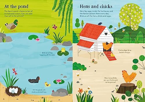 Little First Stickers Farm: Over 250 Stickers to Explore Farm Animals for Children (Ages 3-5) by Jessica Greenwell
