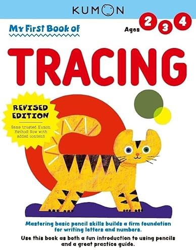 Kumon My First Book of Tracing-Revised Edition Ages 2-4 (Kumon Workbooks) by Kumon Publishing