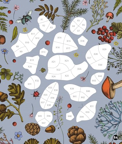 Brain Games - Sticker by Number - Vintage: Forest (28 Images to Sticker) by Publications International Ltd.
