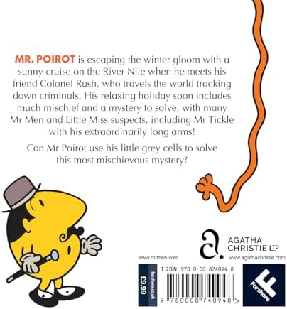 Mr. Poirot: Mischief on the Nile: A NEW official partnership of two much-loved classic book series (Mr Men Little Miss Agatha Christie Mysteries) by Adam Hargreaves