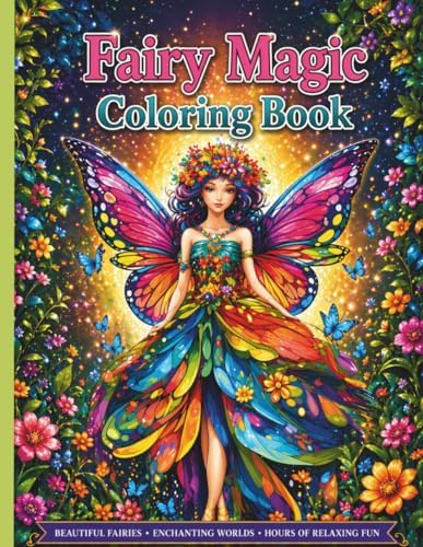 Fairy Magic Coloring Book by Michelle Urra