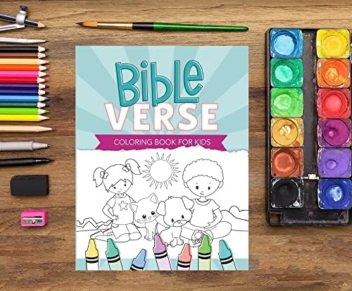 Bible Verse Coloring Book for Kids by June & Lucy Kids