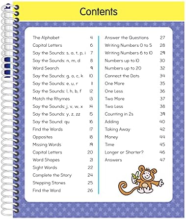 Wipe Clean Preschool Workbook for Kids Ages 3-5: Activities including Early Math, Letter and Number Tracing, First Phonics, Counting, Pen Control and More! Includes Dry Erase Marker by Gold Stars